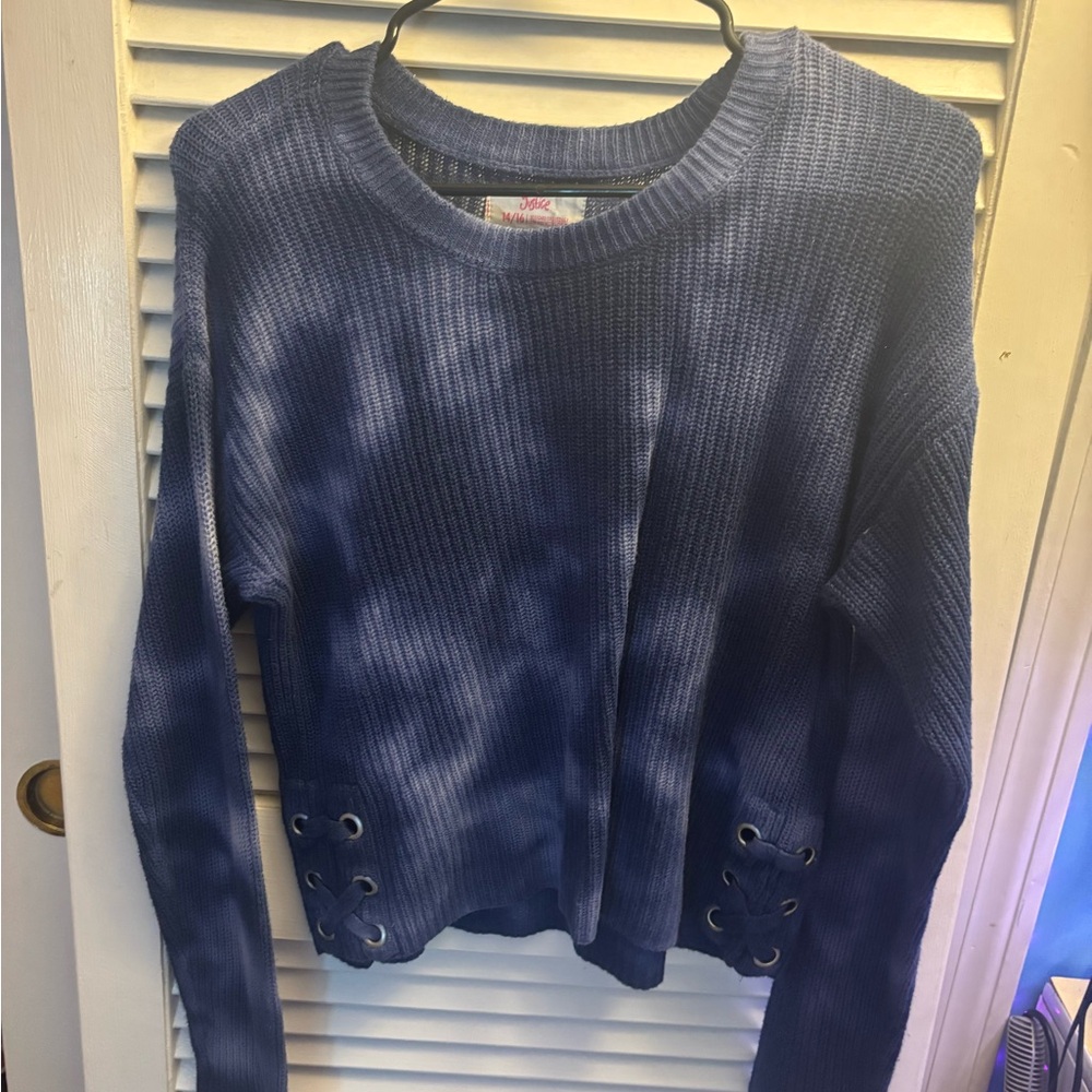 Justice Blue Knit Sweater